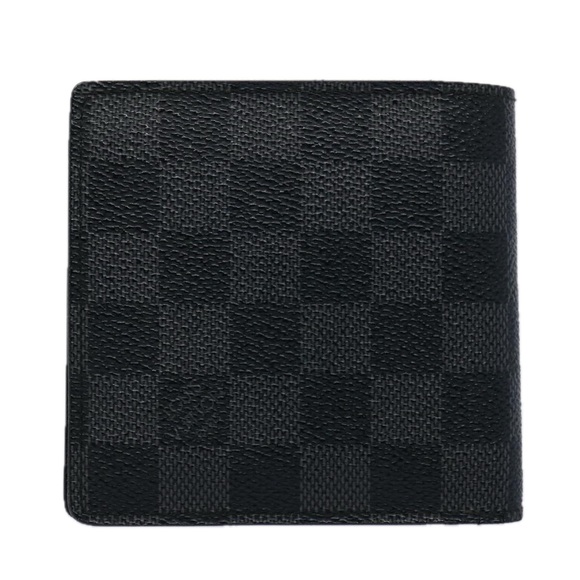 LOUIS VUITTON Damier Graphite Portefeuille Marco Wallet N62664 LV Auth bs10891 - Picture 2 of 16